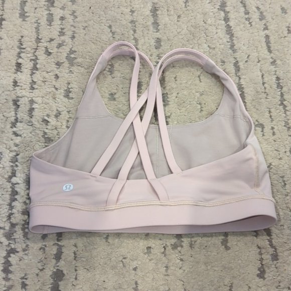 Lululemon Energy Bra Parfait Pink - Picture 7 of 8
